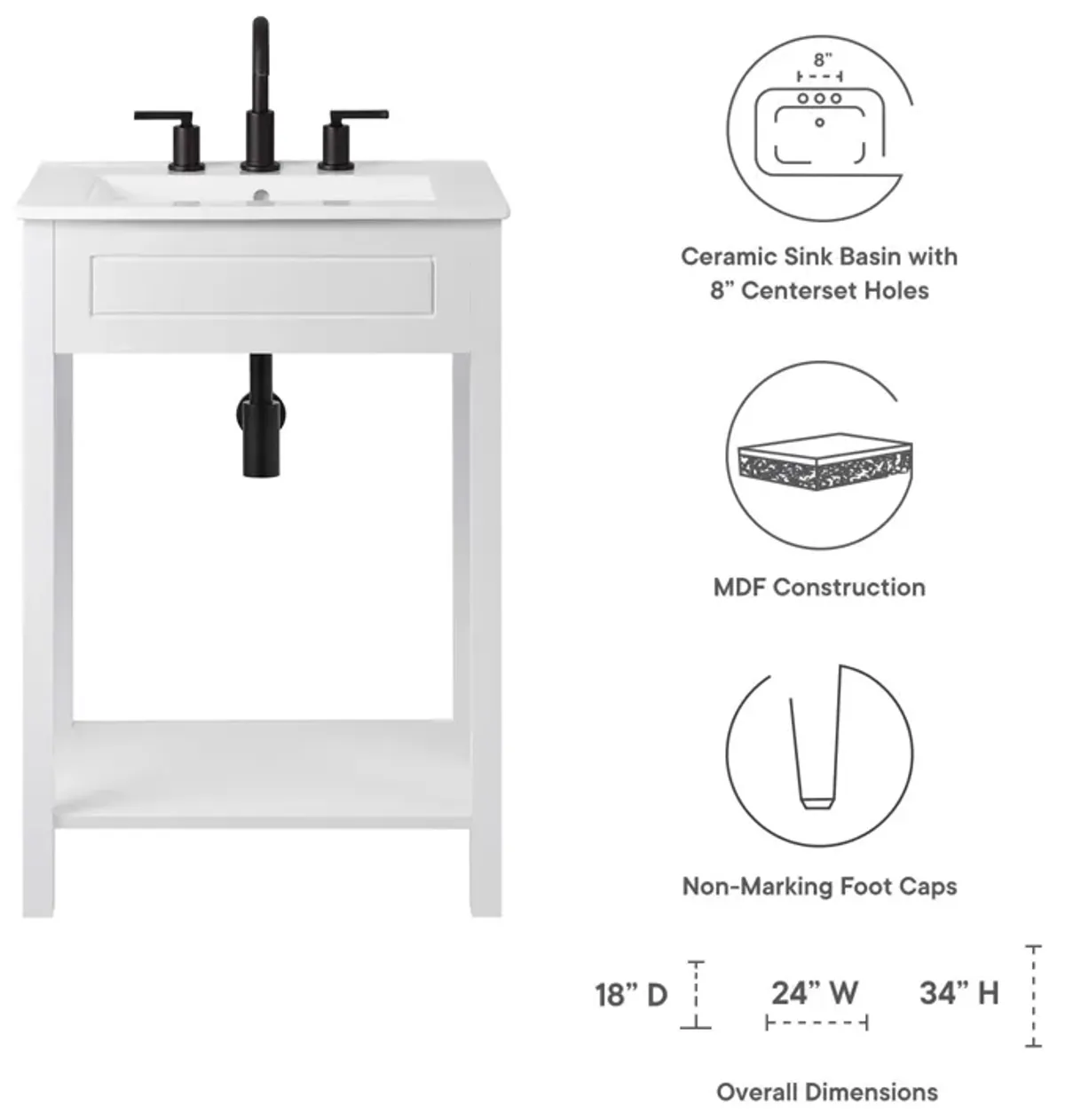 Altura 24" Bathroom Vanity