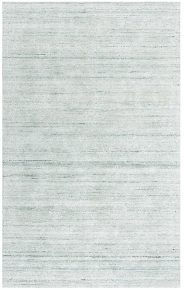 Seasand Ivory Muted Stripe Recycled Polyester 8'6" x 11'6" Rectangle Rug