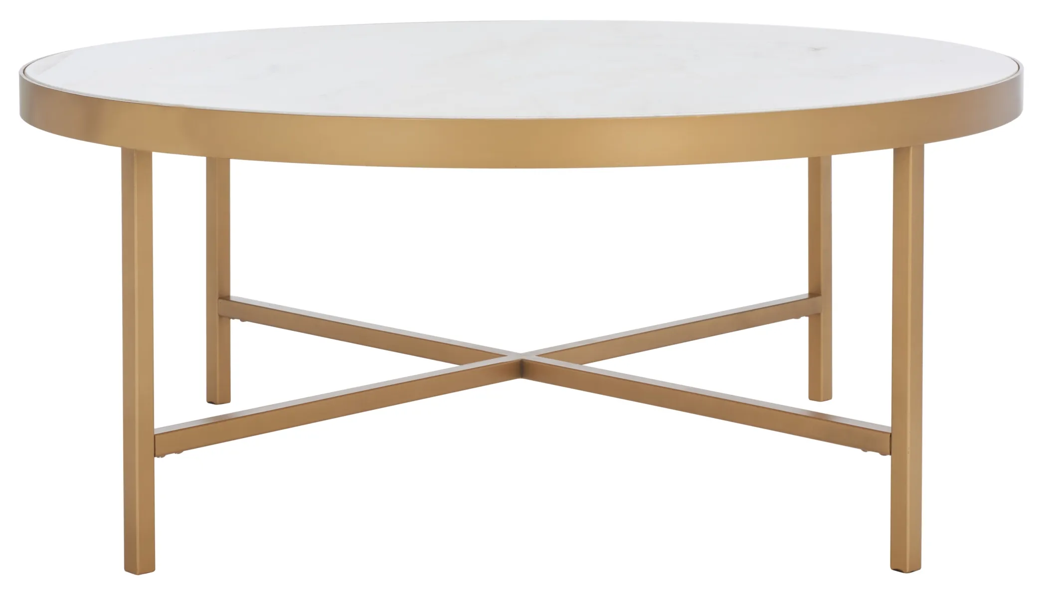 Caralyn Round Marble Coffee Table