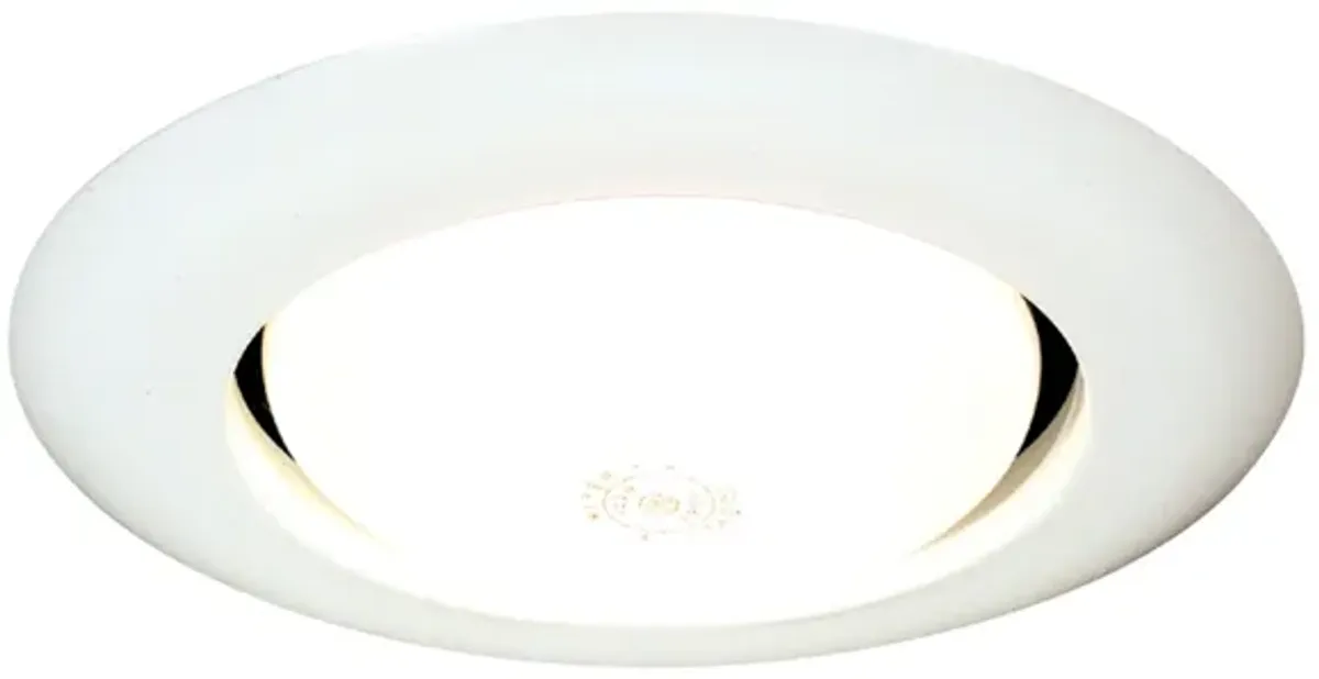 8'' Wide 1-Light Recessed Light - Matte White