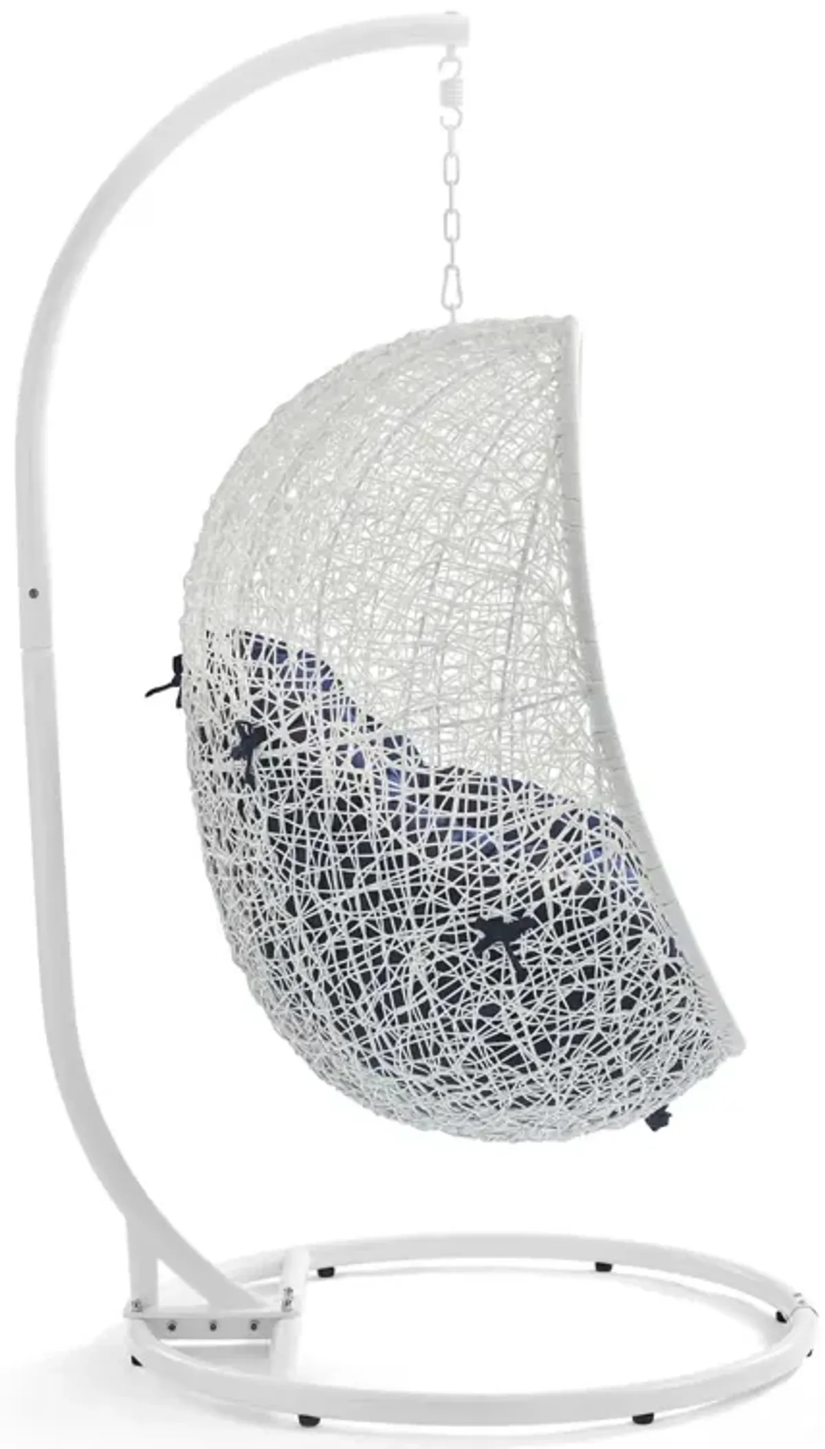 Hide Outdoor Patio Swing Chair With Stand