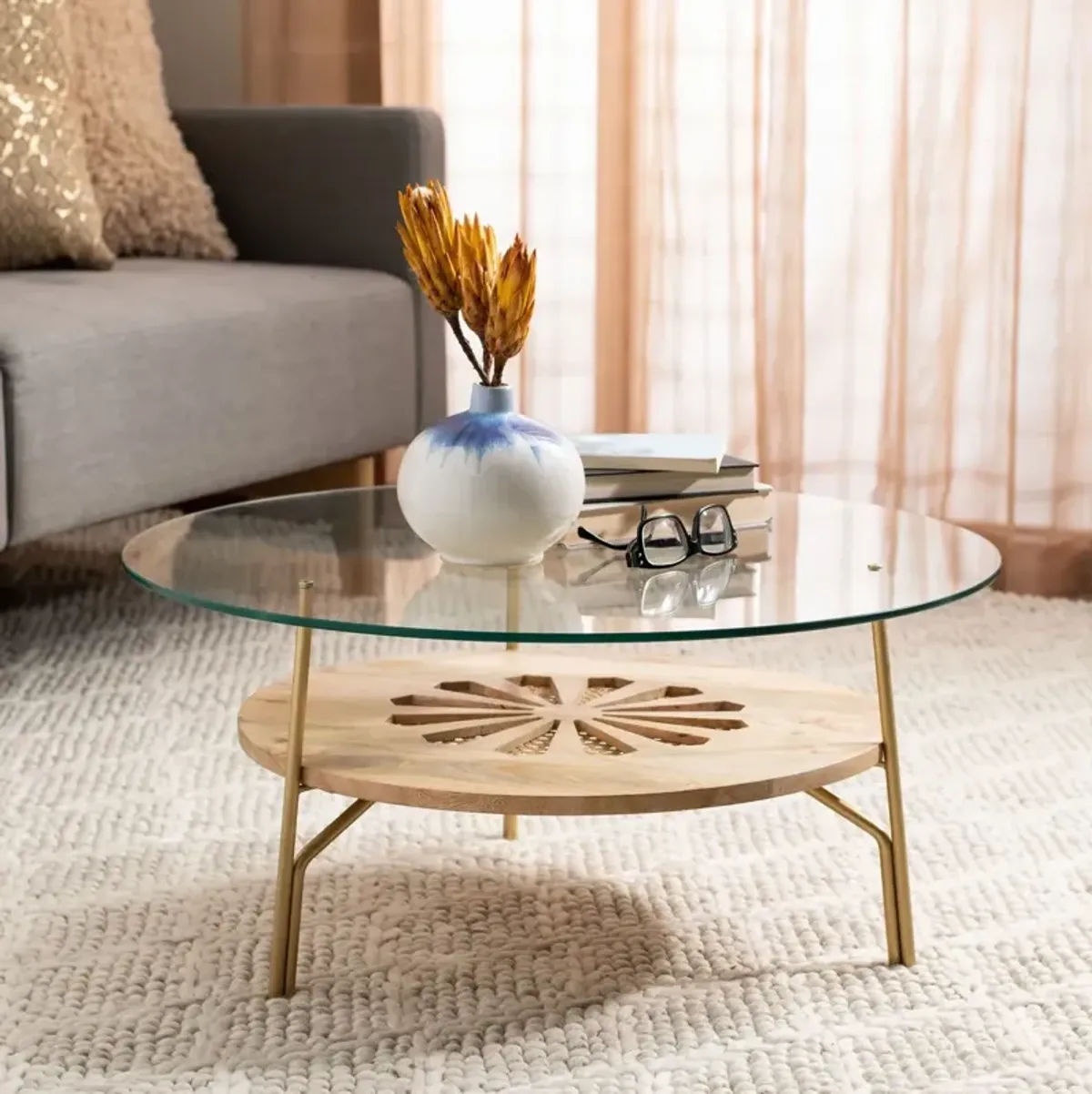 FLORA ROUND COFFEE TABLE