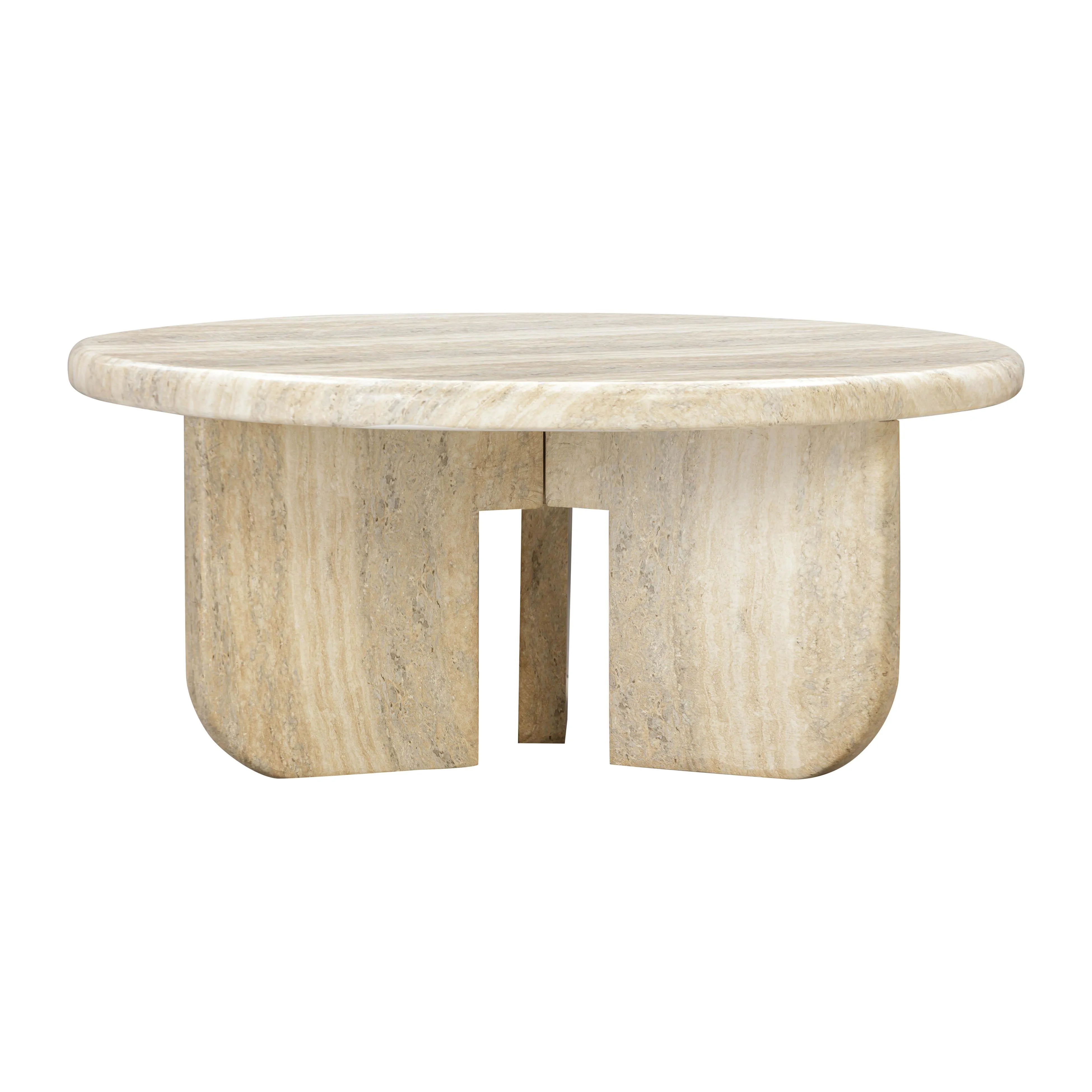 Patrizia Concrete Round Indoor/Outdoor Coffee Table