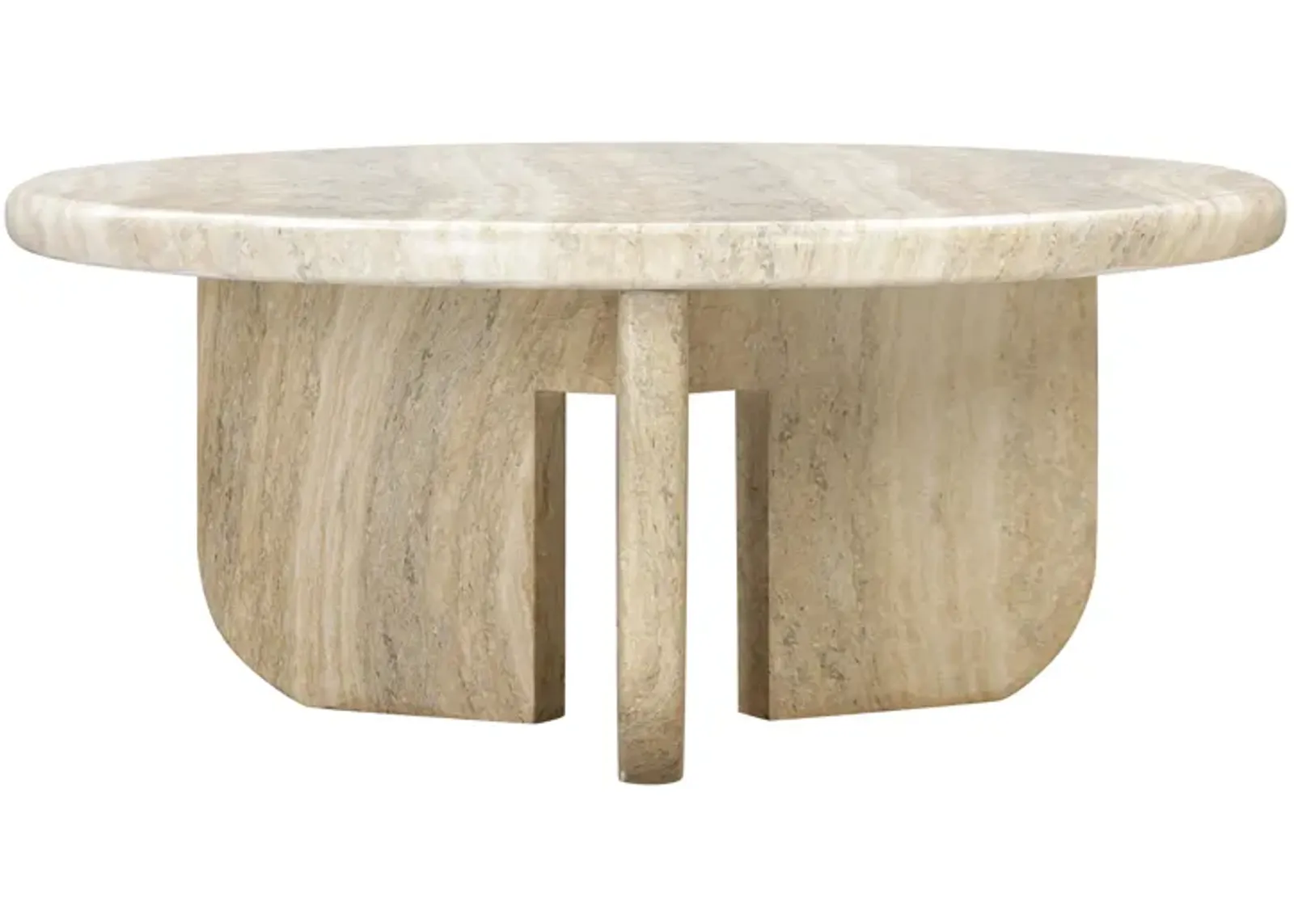 Patrizia Concrete Round Indoor/Outdoor Coffee Table