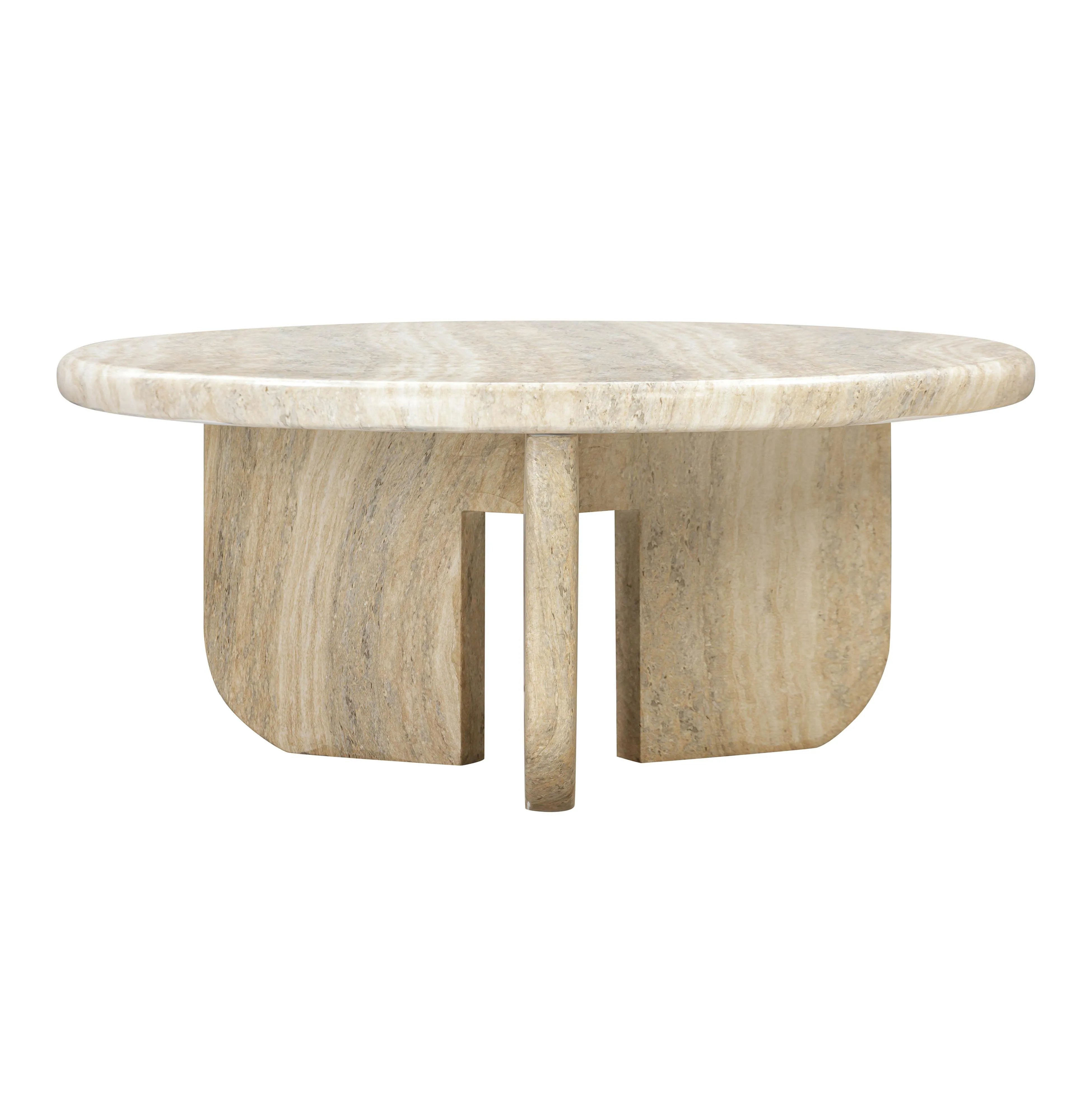 Patrizia Concrete Round Indoor/Outdoor Coffee Table