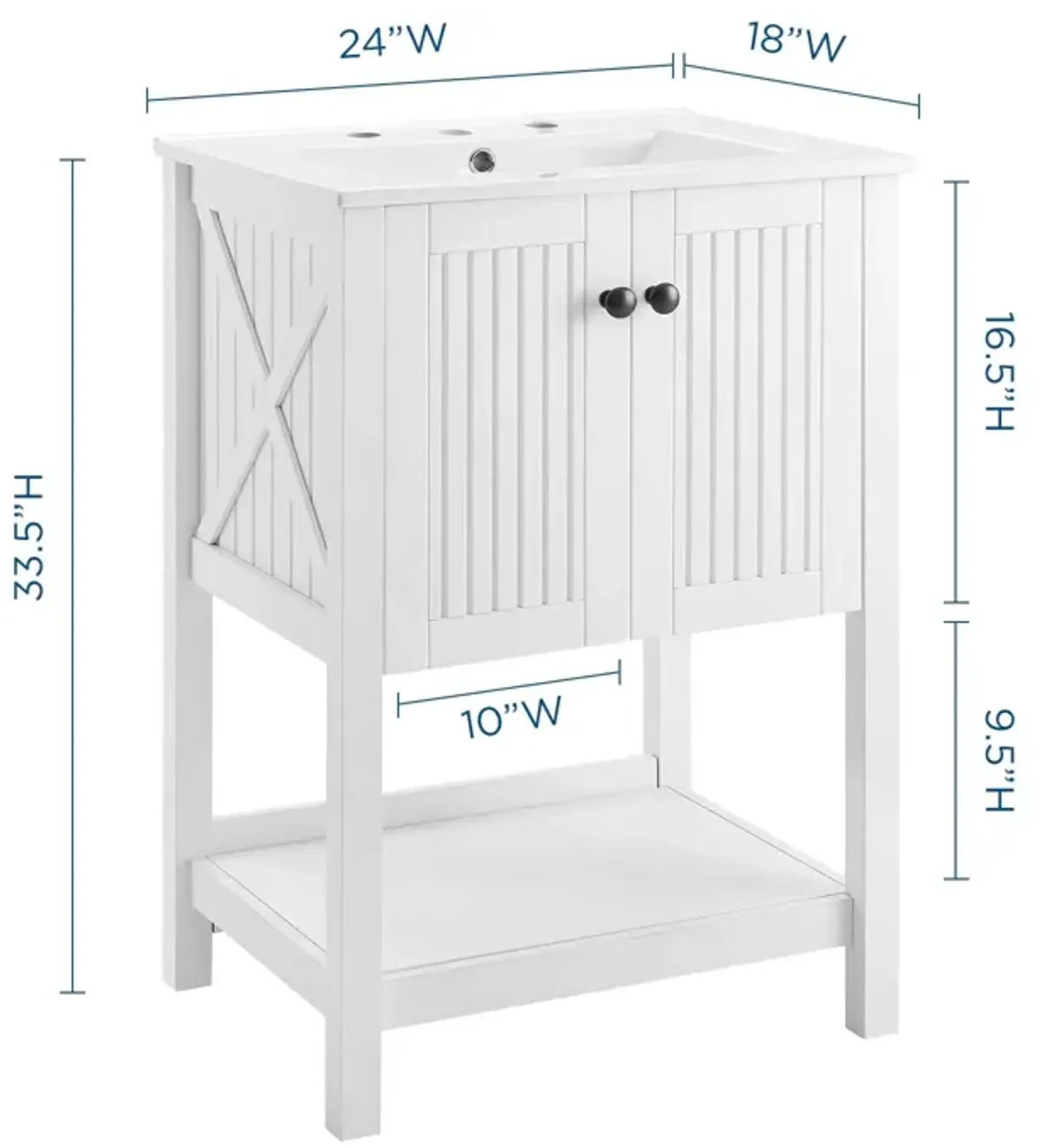 Steam 24" Bathroom Vanity