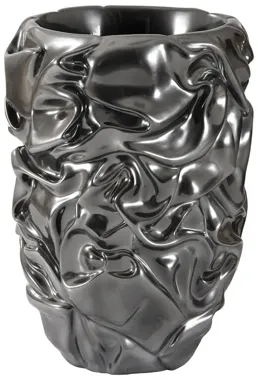 Drape Planter, Liquid Silver