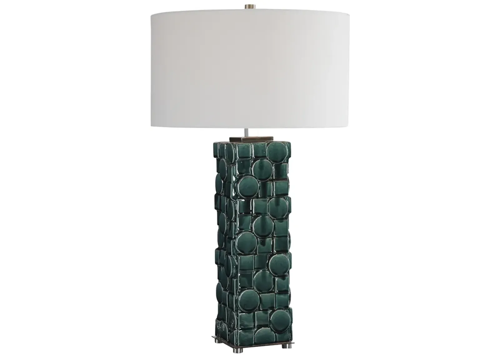 Geometry Green Table Lamp