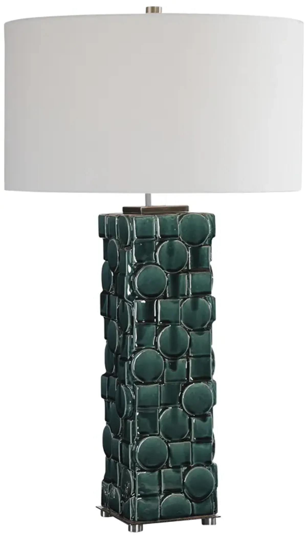 Geometry Green Table Lamp