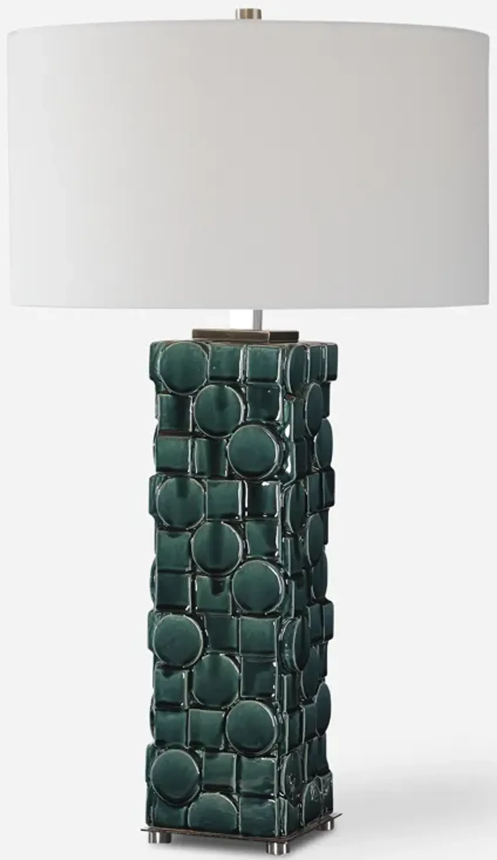 Geometry Green Table Lamp