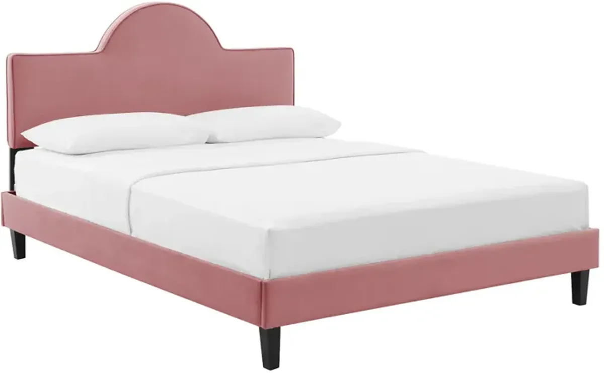 Soleil Performance Velvet Queen Bed