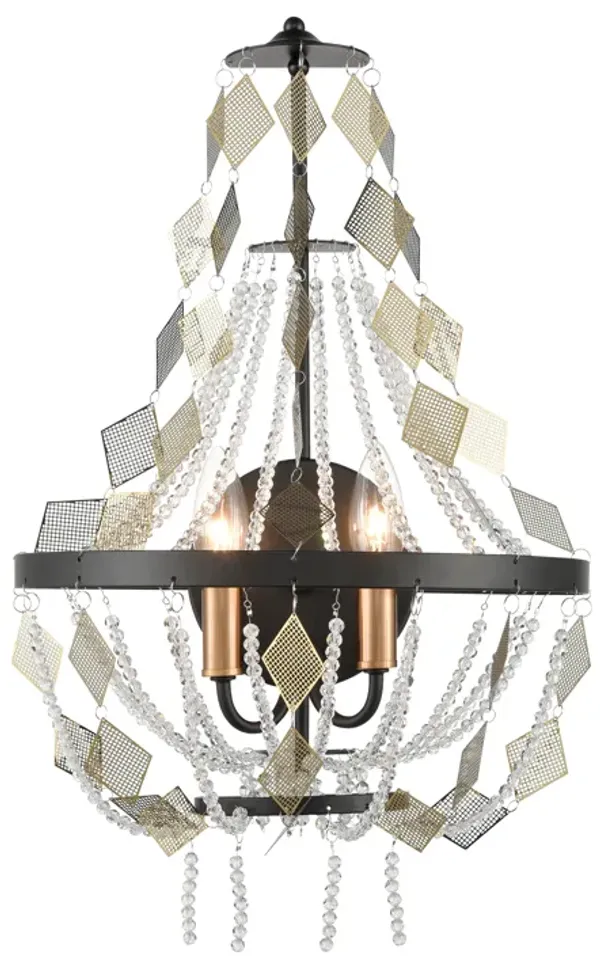 Selene 20" High 2-Light Sconce - Matte Black