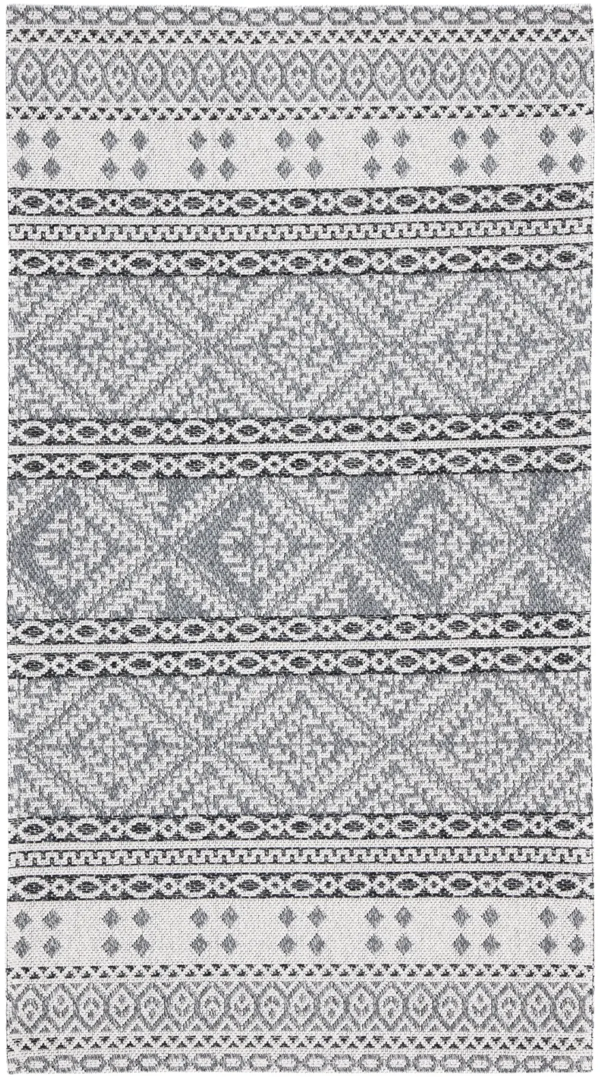 AUGUSTINE 445 LIGHT GREY  2'-10' x 5' Runner Rug