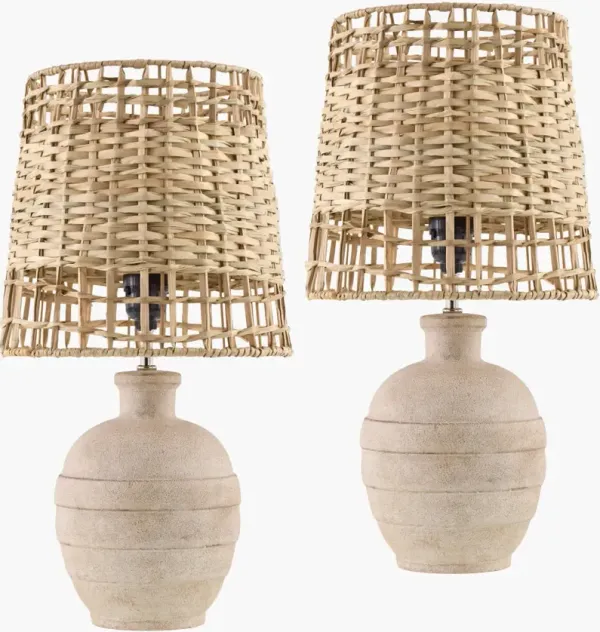 Nightbloom NBM-001 19"H x 9"W x 9"D Accent Table Lamp