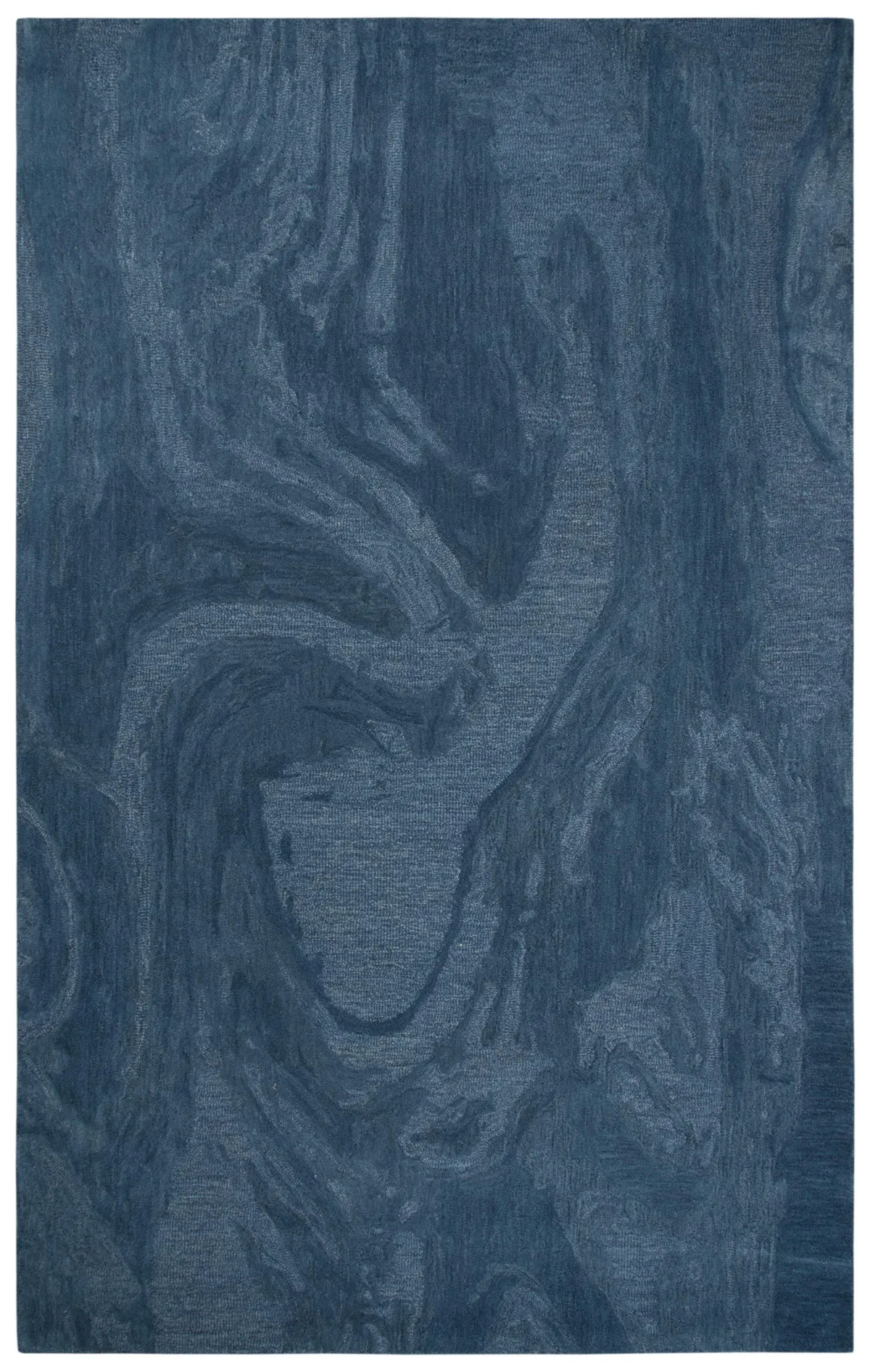 Fifth Avenue Blue Abstract Wool 9'x12' Rectangle Rug