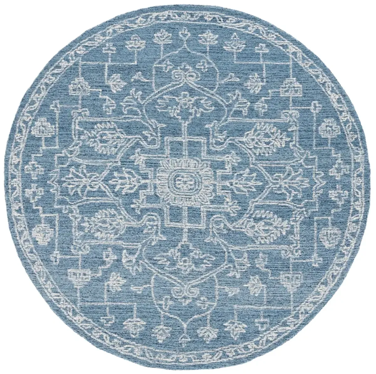MICRO-LOOP Hand Tufted 6' x 6' Round area rug