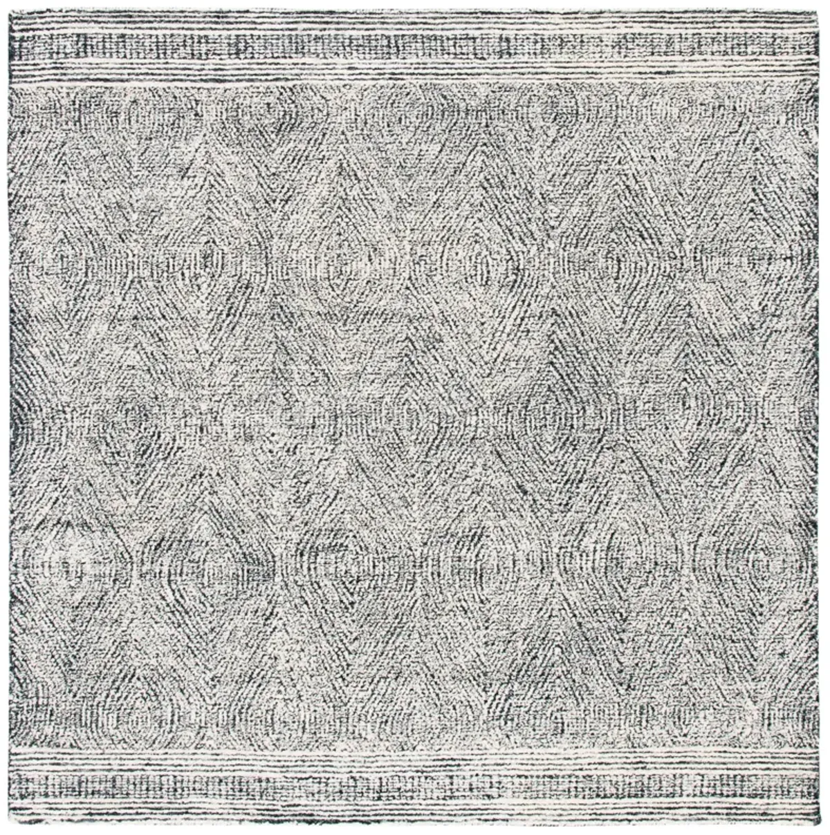 ABSTRACT Hand Tufted 10' x 10' Square area rug