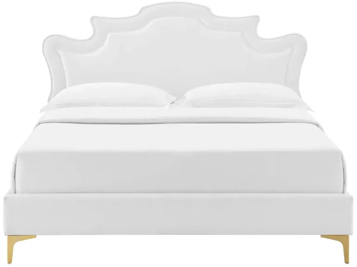 Neena Performance Velvet King Bed