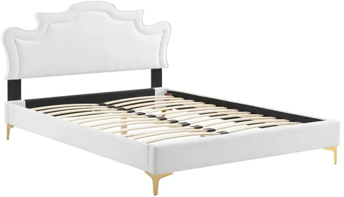 Neena Performance Velvet King Bed