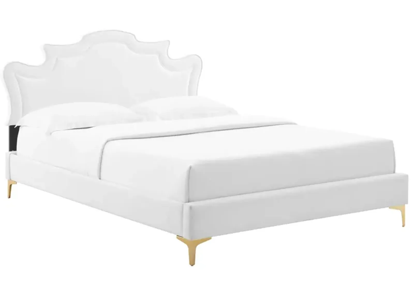 Neena Performance Velvet King Bed