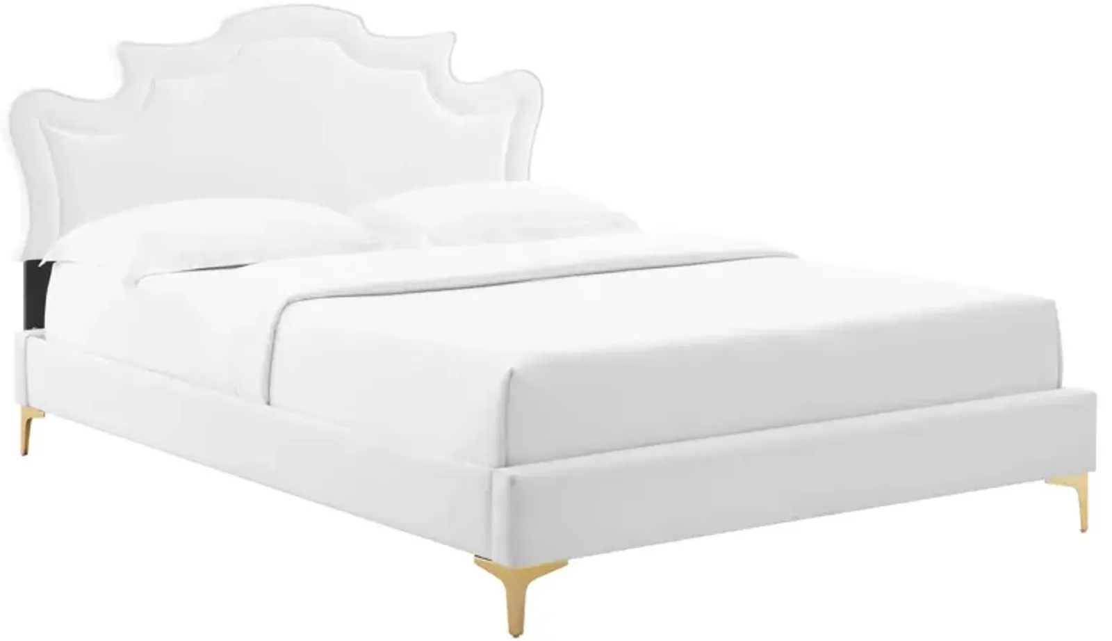 Neena Performance Velvet King Bed