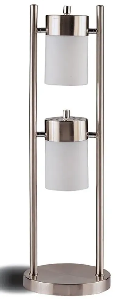 Munson Adjustable Swivel Table Lamp Brushed Silver