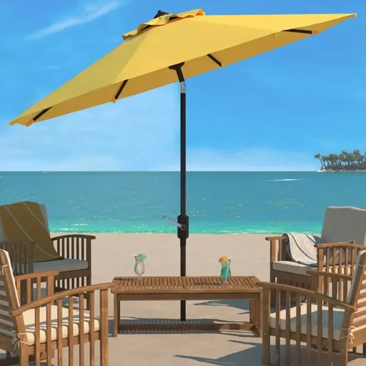 ORTEGA 9 FT CRANK UMBRELLA