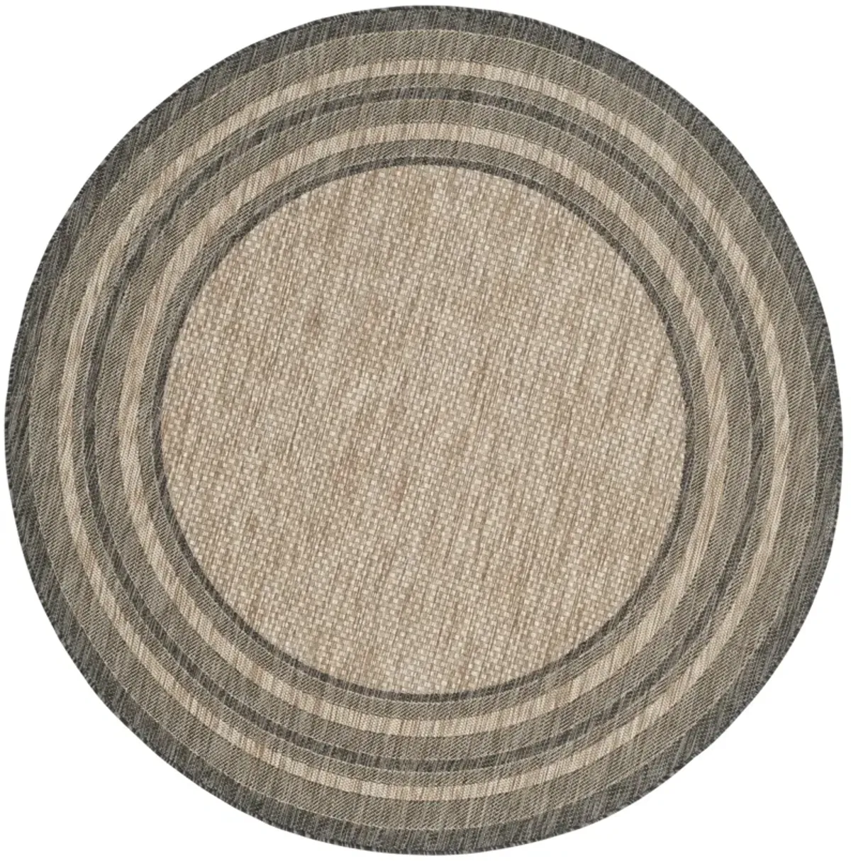 COURTYARD 8475 NATURAL  10' x 10' Round Round Rug
