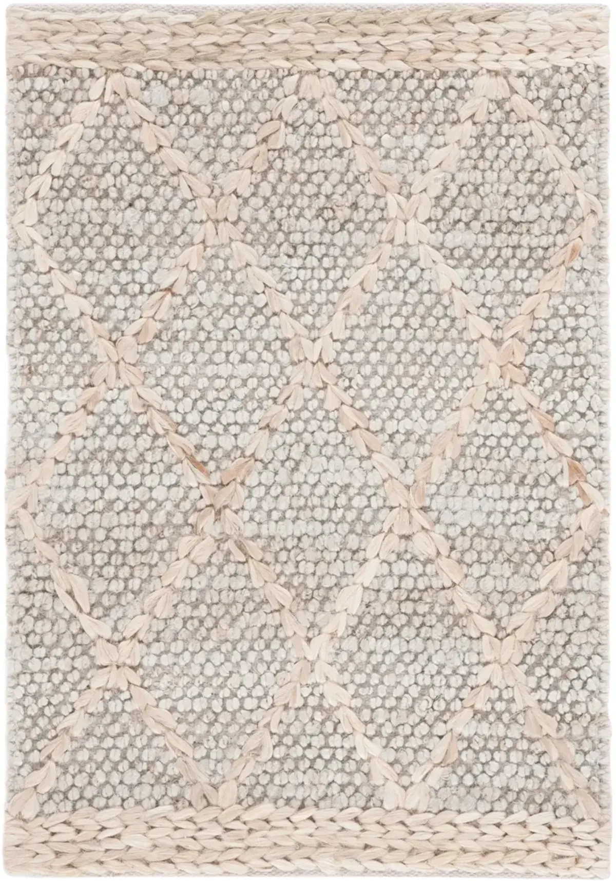NATURAL FIBER 475 GREY  5' x 8' Medium Rectangle Rug