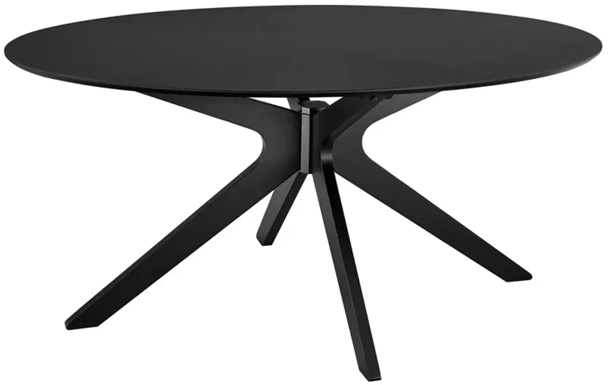 Crossroads 63" Oval Wood Dining Table by Modway
