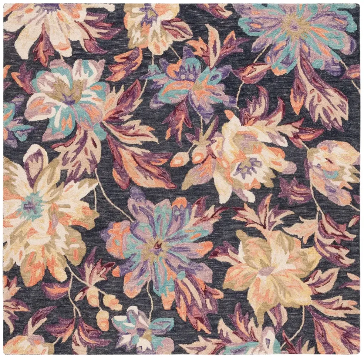 BLOSSOM Hand Tufted 6' x 6' Square area rug