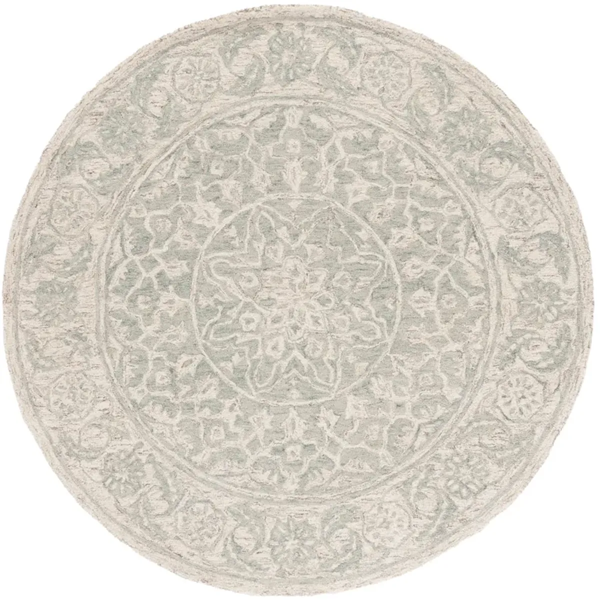 MICRO-LOOP Hand Tufted 6' x 6' Round area rug