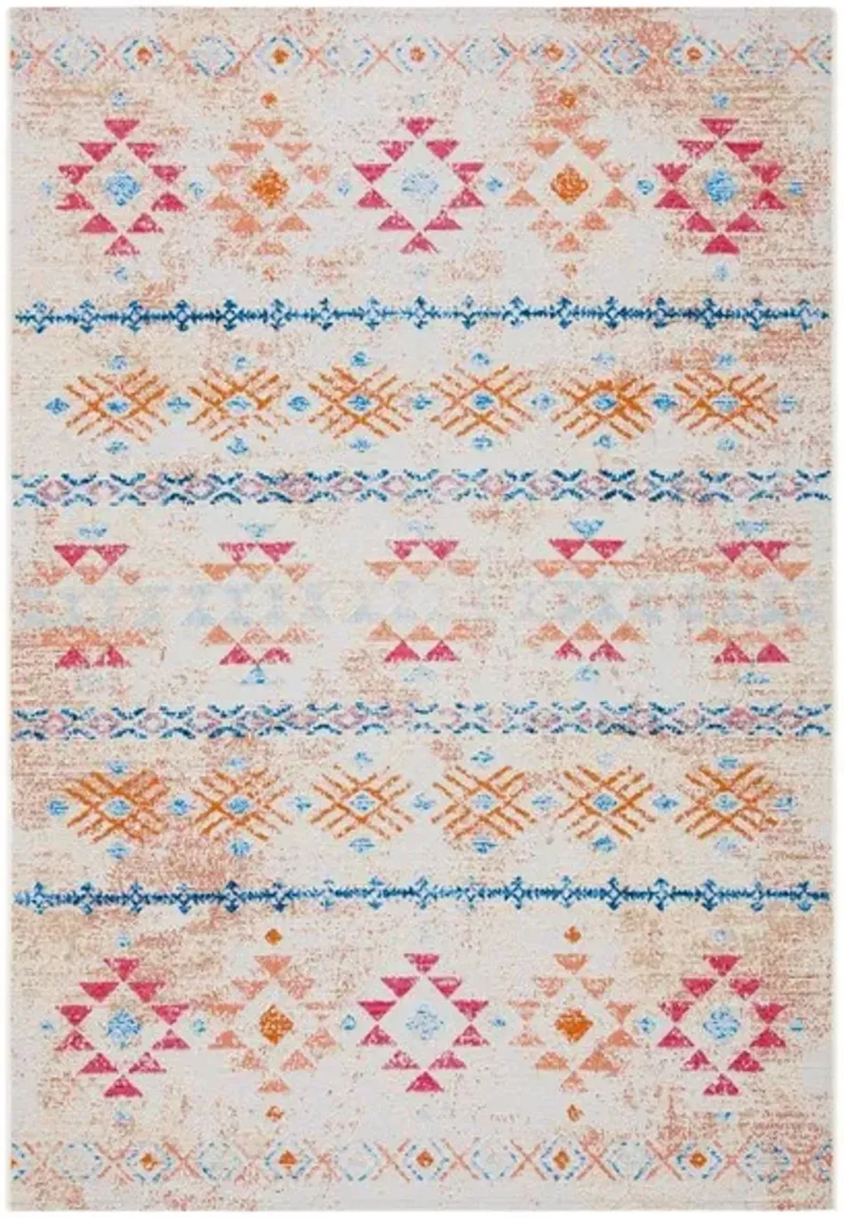 SUMMER 420 Red 8'-0' x 10'-5' Large Rectangle Rug