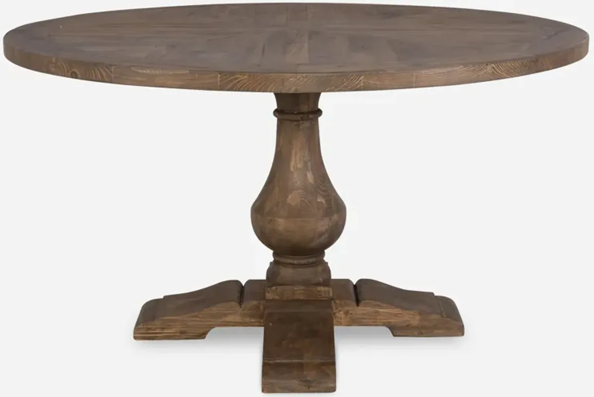 Stratford Wood Round Dining Table