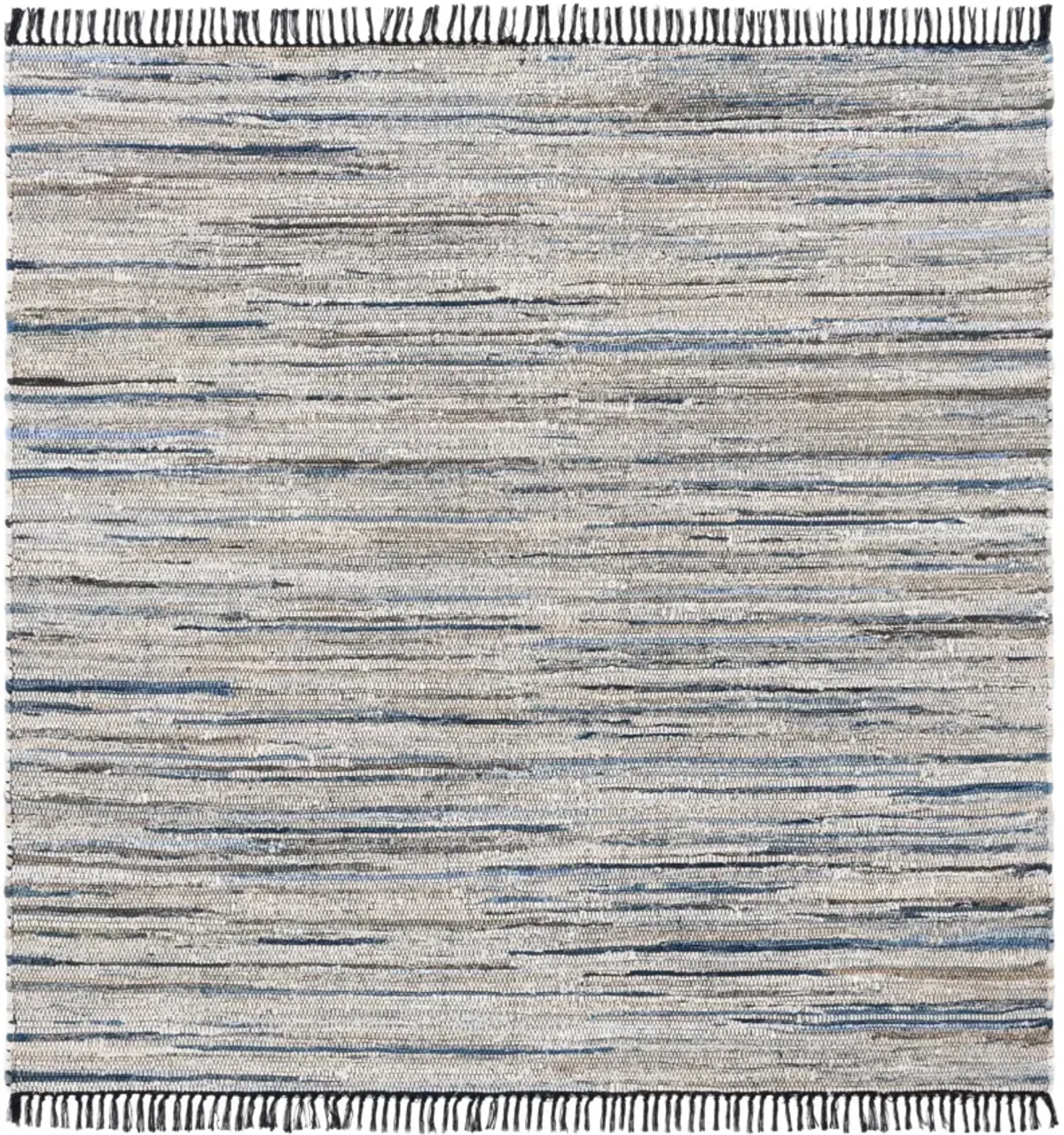 RAG RUG Hand Woven 6' x 6' Square area rug