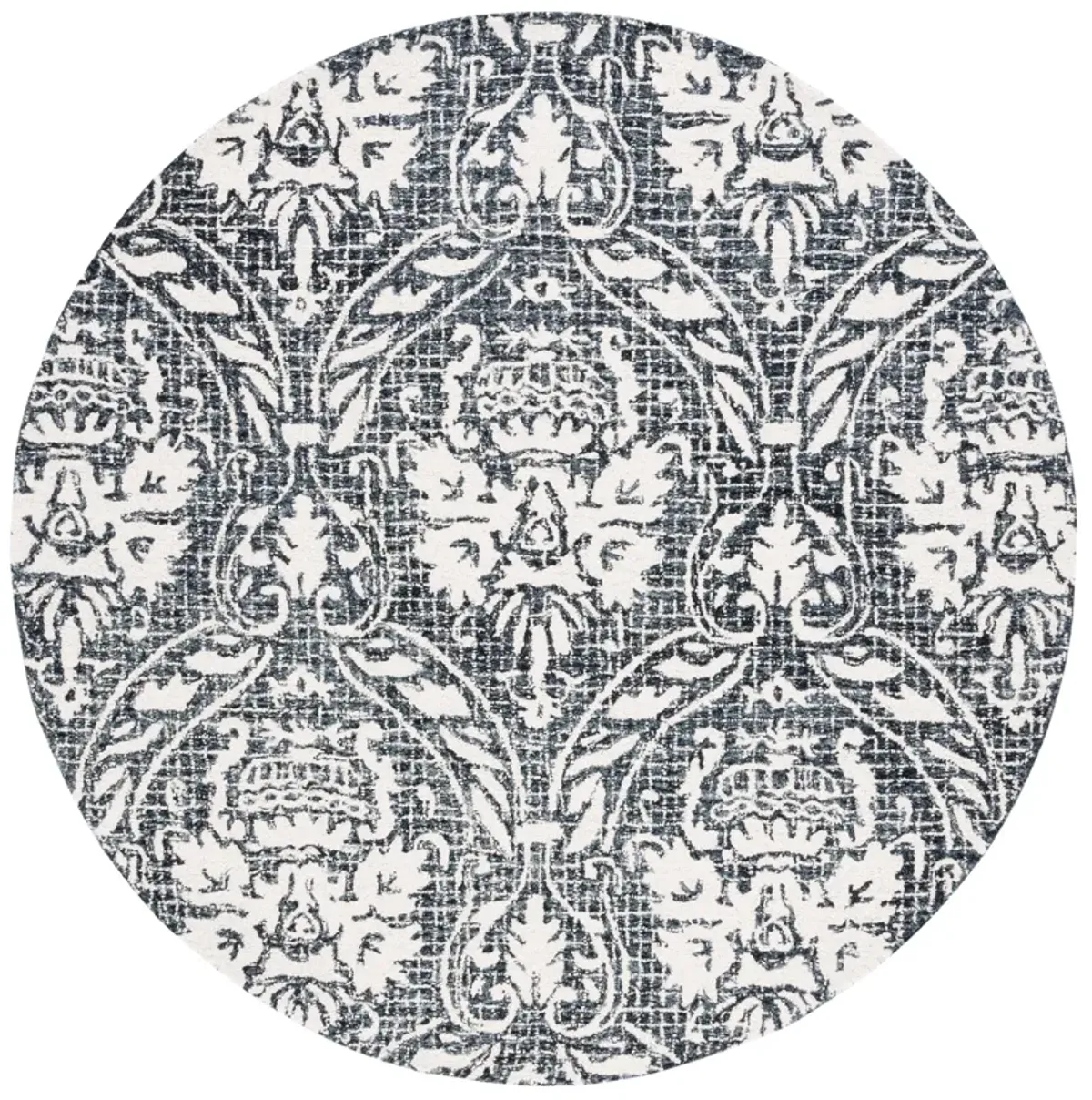 ABSTRACT Hand Tufted 6' x 6' Round area rug