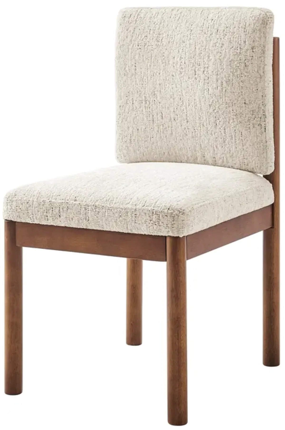 Melvin KD Chenille Dining Side Chair, Concord Cream - Set of 2