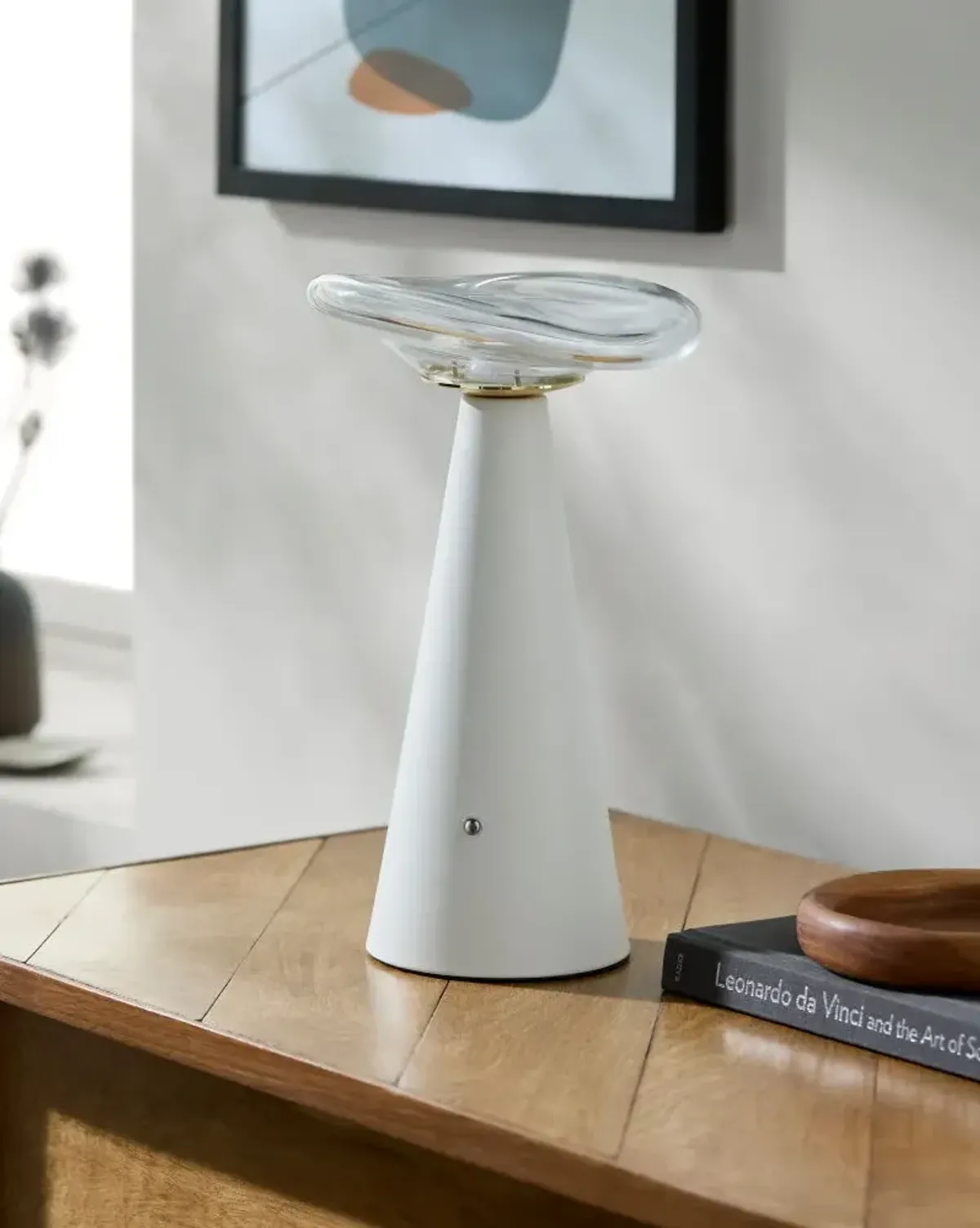 Mafra MFR-005 12"H x 7"W x 7"D Accent Table Lamp