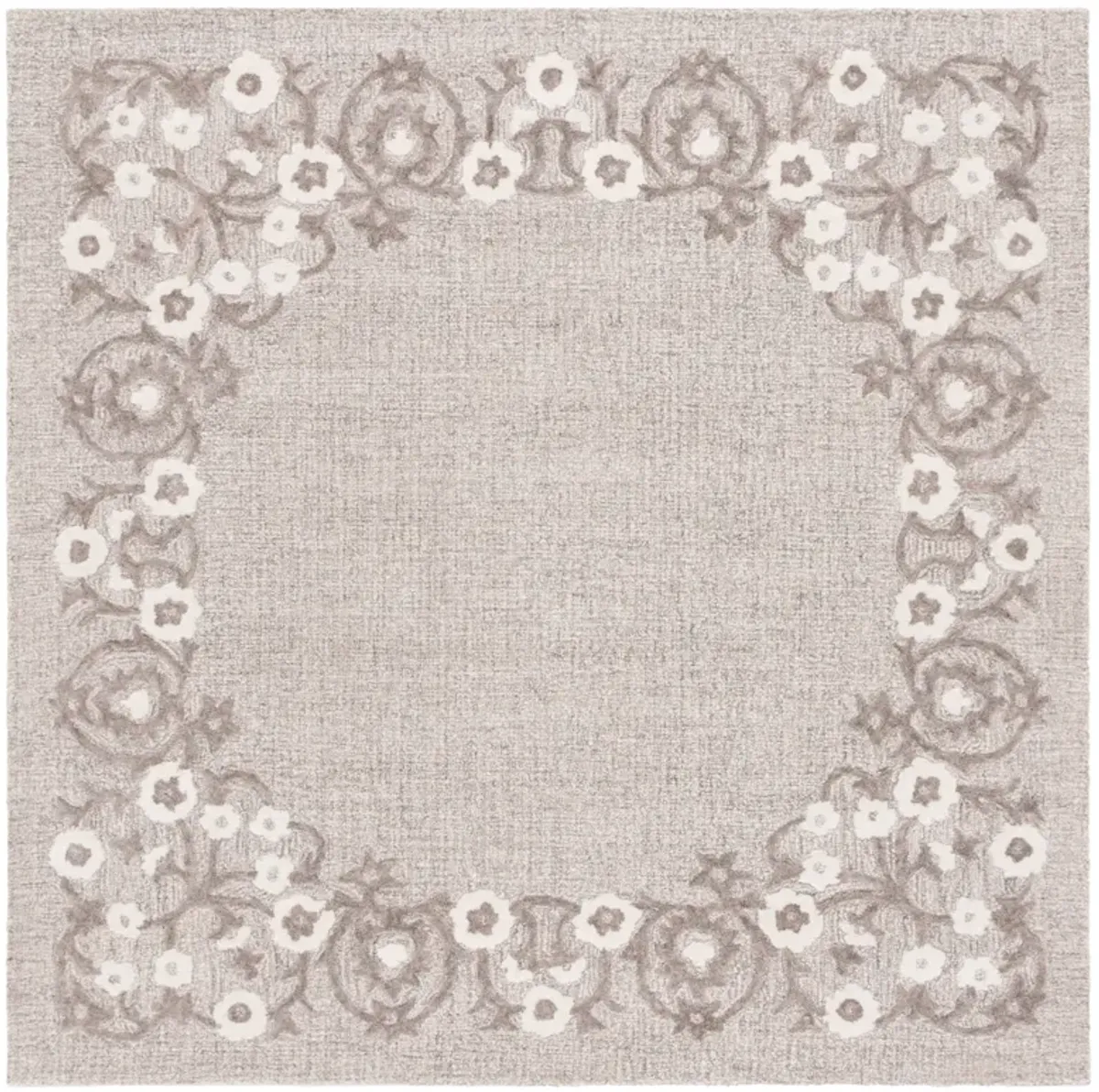 EBONY Hand Tufted 6' x 6' Square area rug