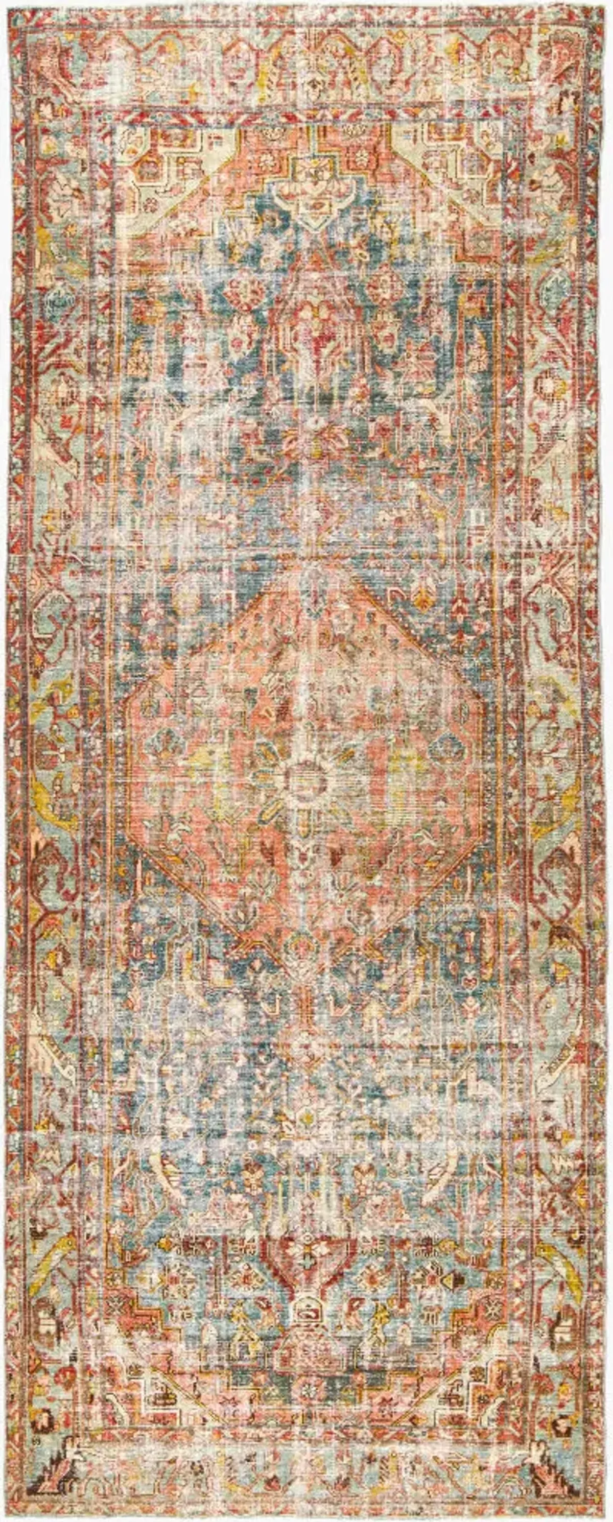 Antique One of a Kind AOOAK-1921 5'3" x 13'2" Handmade Rug