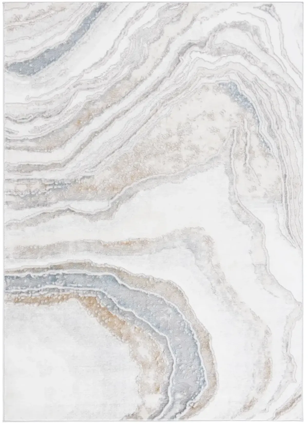 EASTON 105 IVORY  5'-3' x 7'-6' Medium Rectangle Rug