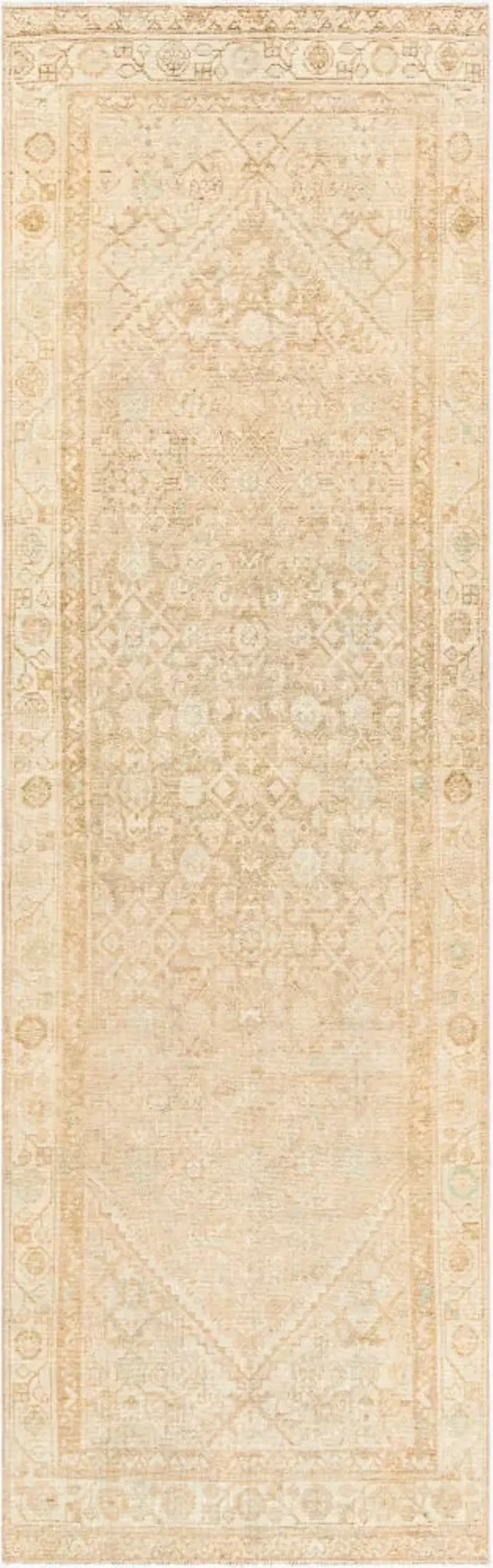 Antique One of a Kind AOOAK-1242 3'4" x 9'2" Handmade Rug