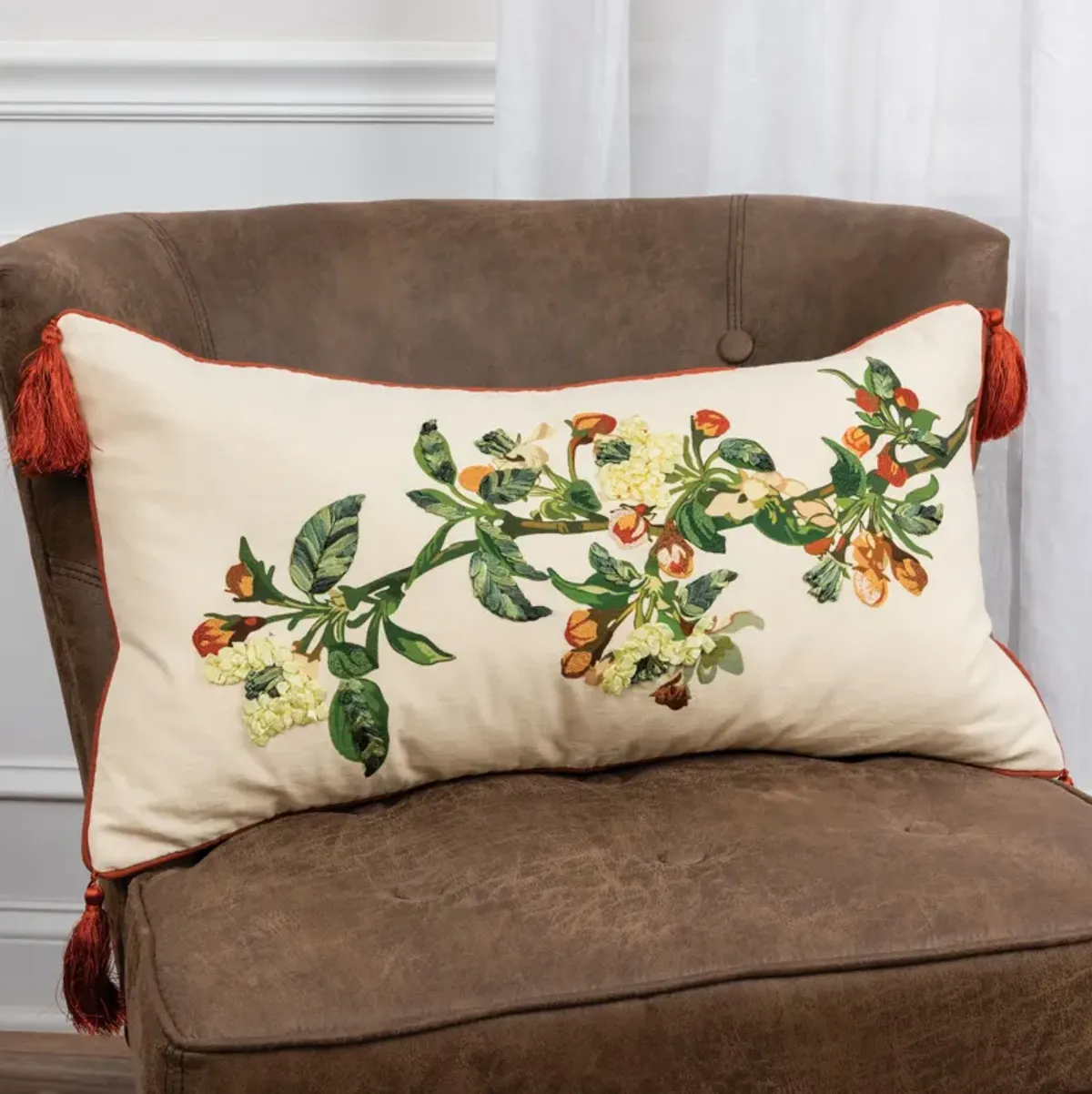 Botanical Ivory  Pillow