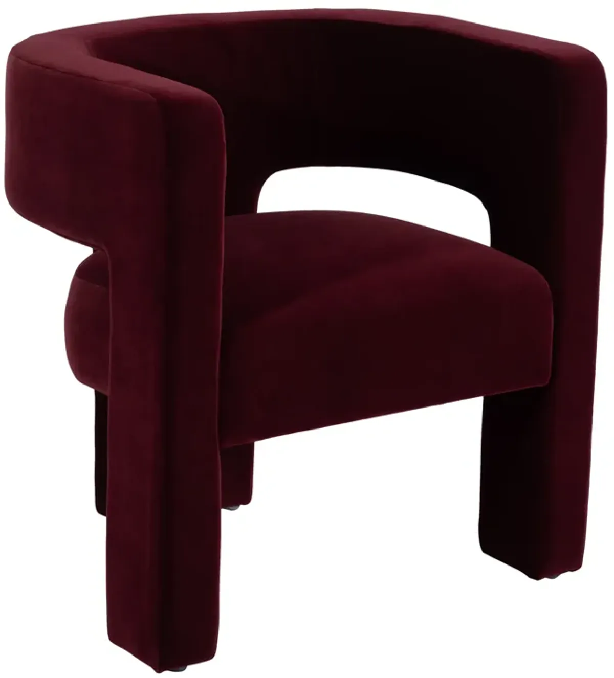 Round Back Chair - Wine