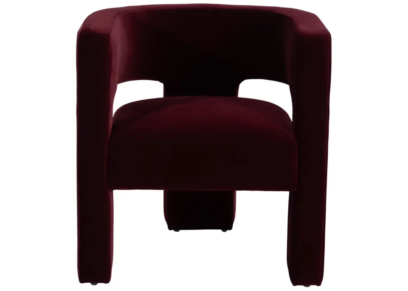 Round Back Chair - Wine