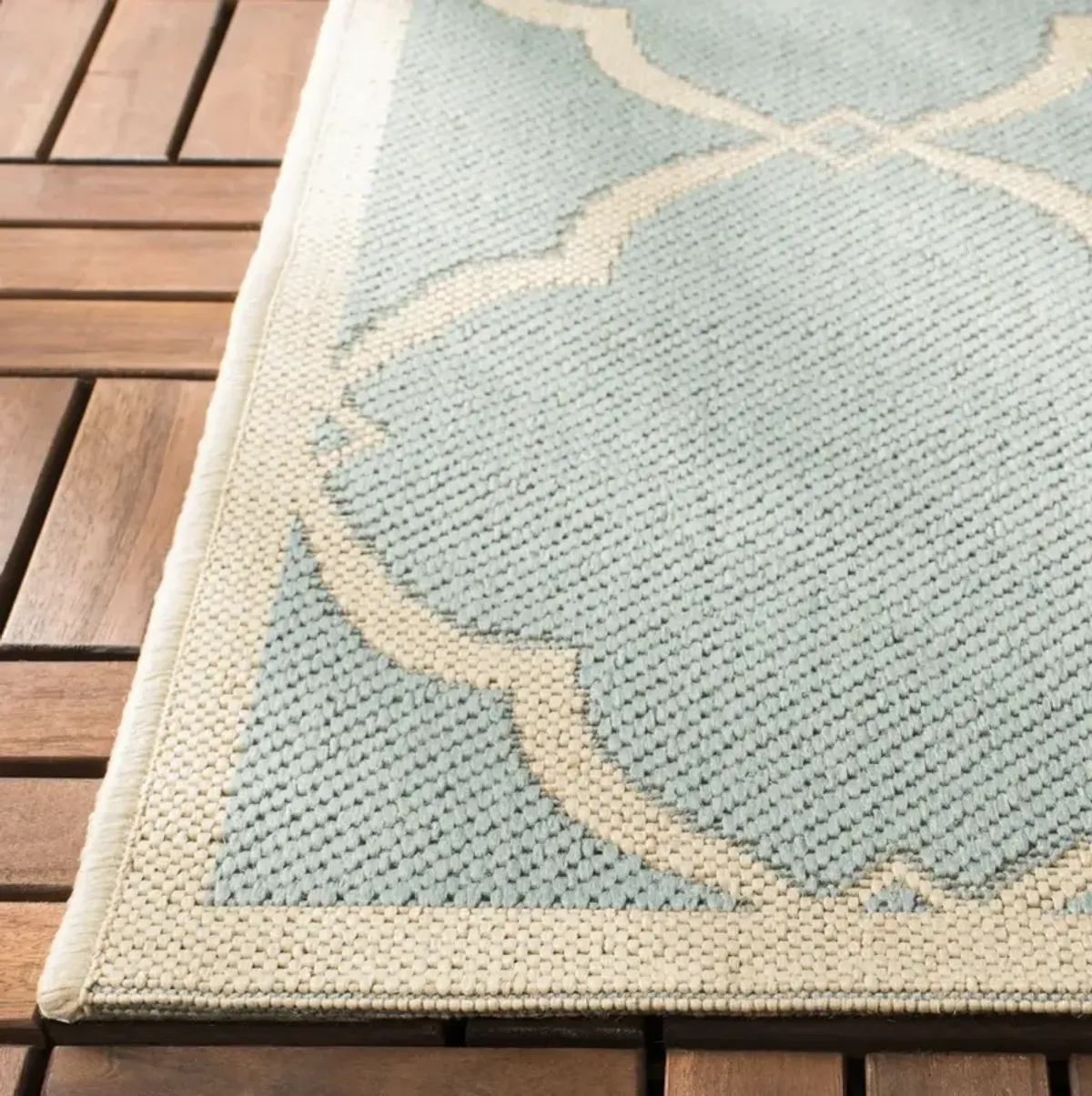 BEACH HOUSE 125 Blue 2'-2' X 6' Runner Rug