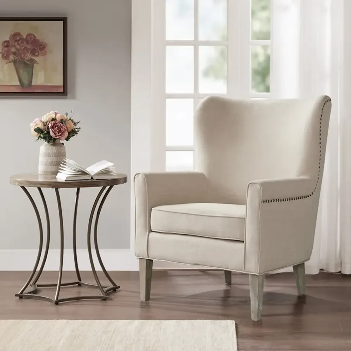 Madison Park Accent Wingback Chair