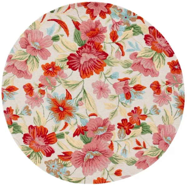 EASY CARE Hand Tufted 6' x 6' Round area rug