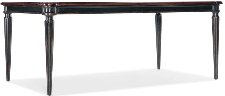 Charleston Rectangle Leg Dining Table w-2-22in leaves