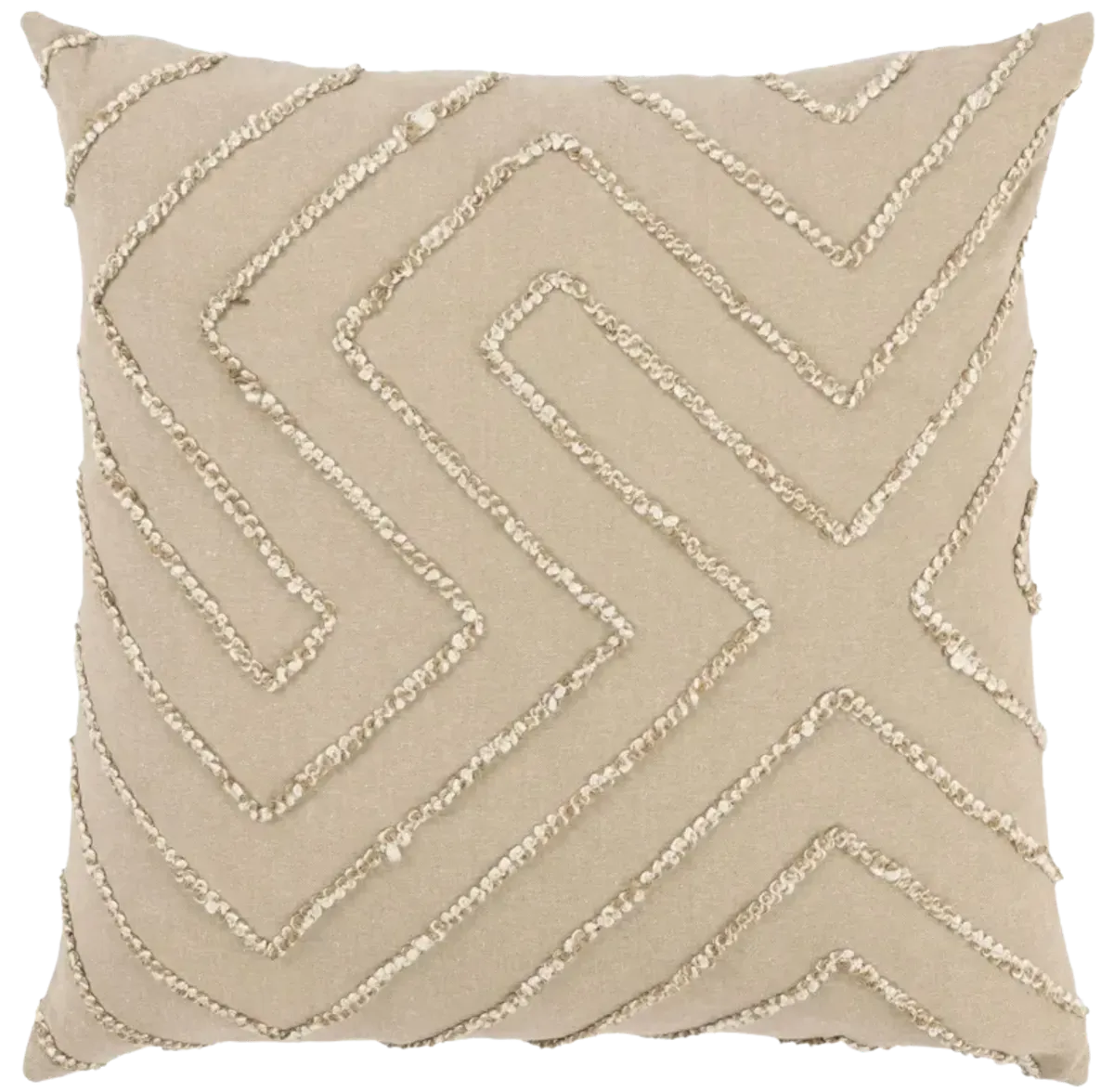 Geometric Natural  Pillow